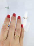 OJITOS RING COLORS WITH CZ